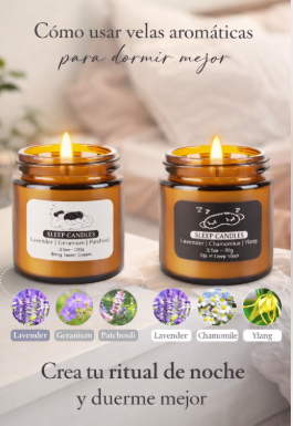 Cómo usar velas aromáticas para dormir mejor y crear tu ritual nocturno