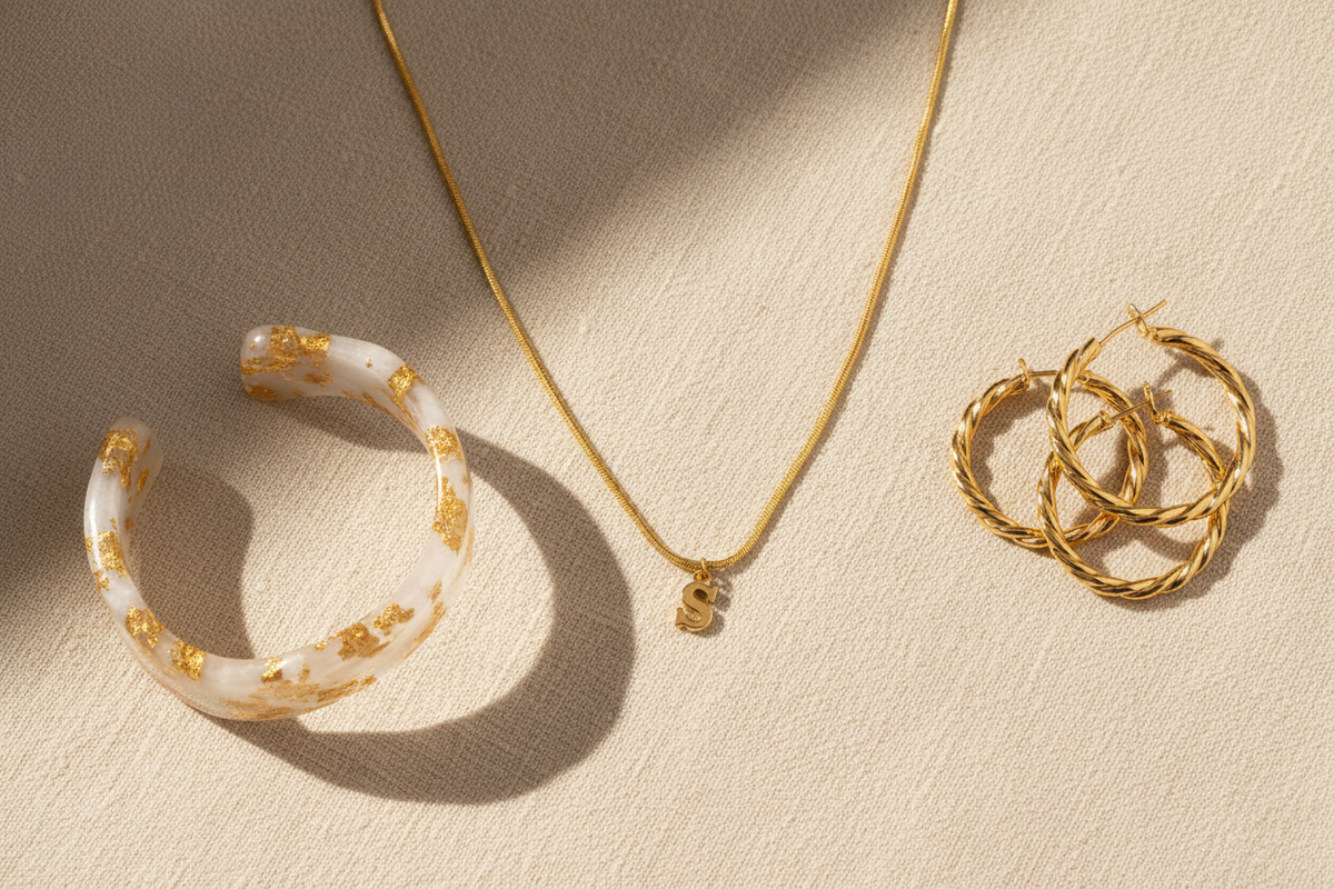 Joyería SENTIARE - Imagen colección con productos reales