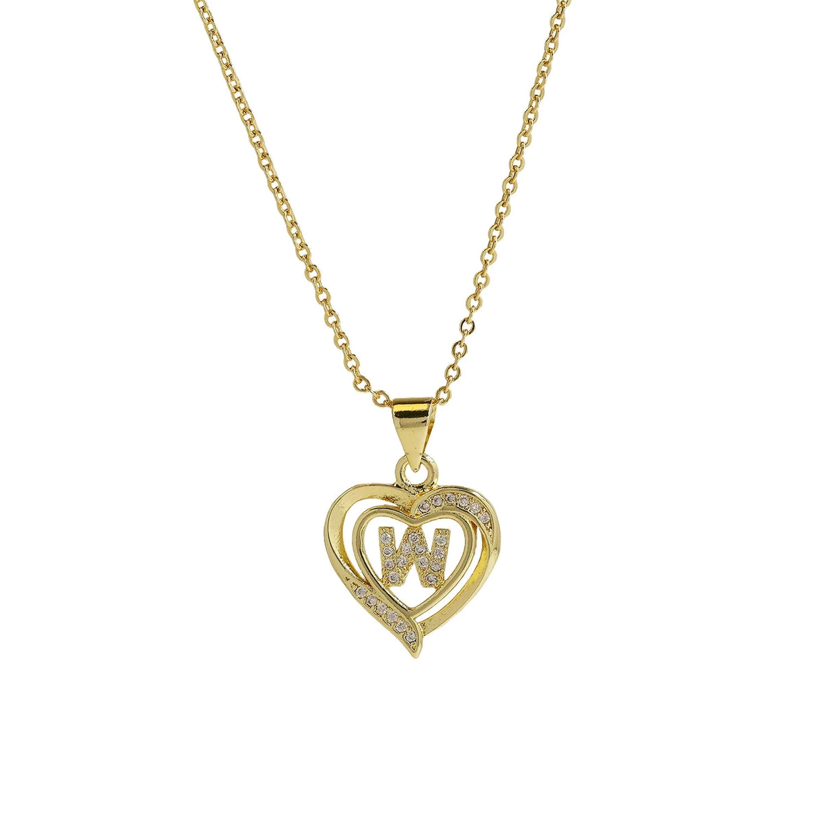 Collar Inicial con Corazón