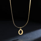 Collar Inicial Personalizado Acero Dorado | SENTIARE