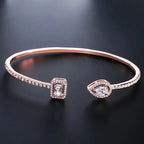 Brazalete Geométrico con Zirconia – SENTIARE