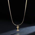 Collar Inicial Personalizado Acero Dorado | SENTIARE