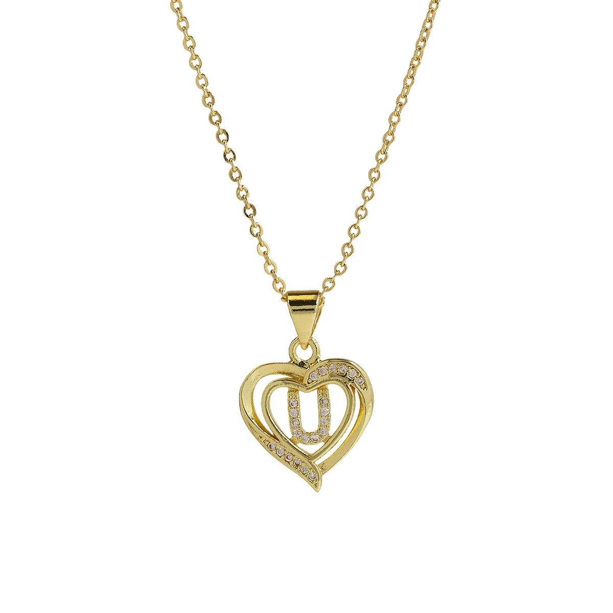 Collar Inicial con Corazón
