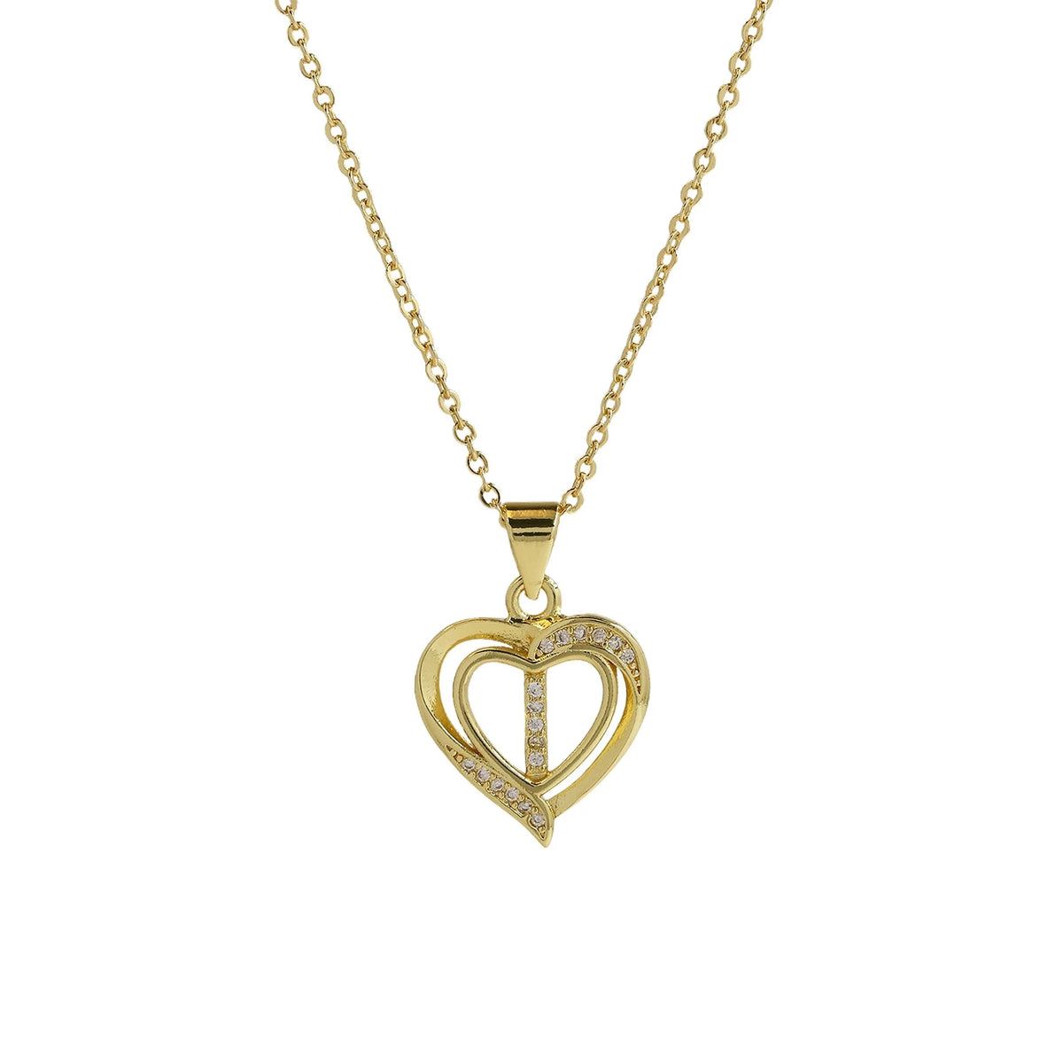 Collar Inicial con Corazón