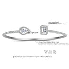 Brazalete Geométrico con Zirconia – SENTIARE