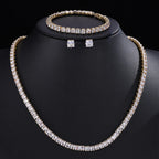 Set Nupcial de Circonita | Collar, Pendientes y Pulsera | SENTIARE