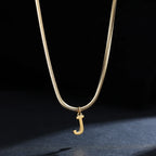 Collar Inicial Personalizado Acero Dorado | SENTIARE