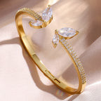 Brazalete Geométrico con Zirconia – SENTIARE