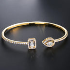 Brazalete Geométrico con Zirconia – SENTIARE