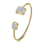 Brazalete Geométrico con Zirconia – SENTIARE