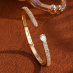 Brazalete Geométrico con Zirconia – SENTIARE