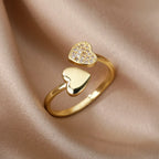 Anillos Dorados con Circonita | Diseños Exclusivos | SENTIARE