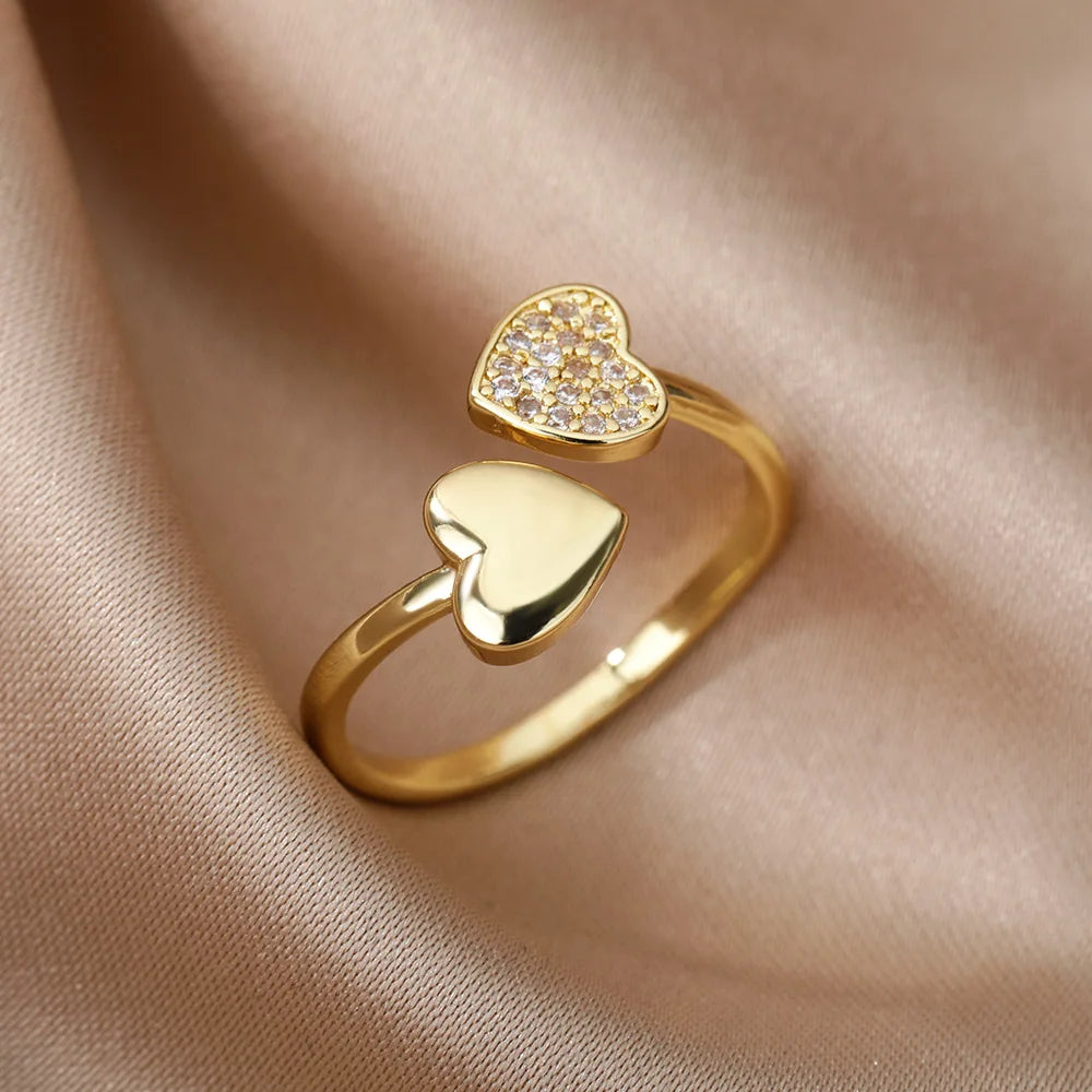 Anillos Dorados con Circonita | Diseños Exclusivos | SENTIARE