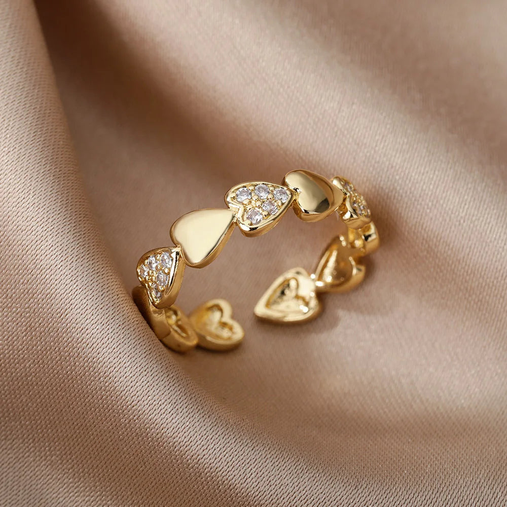 Anillos Dorados con Circonita | Diseños Exclusivos | SENTIARE