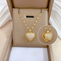 Collar Corazón con Perla y Circonita | SENTIARE