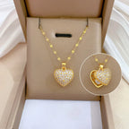 Collar Corazón con Perla y Circonita | SENTIARE