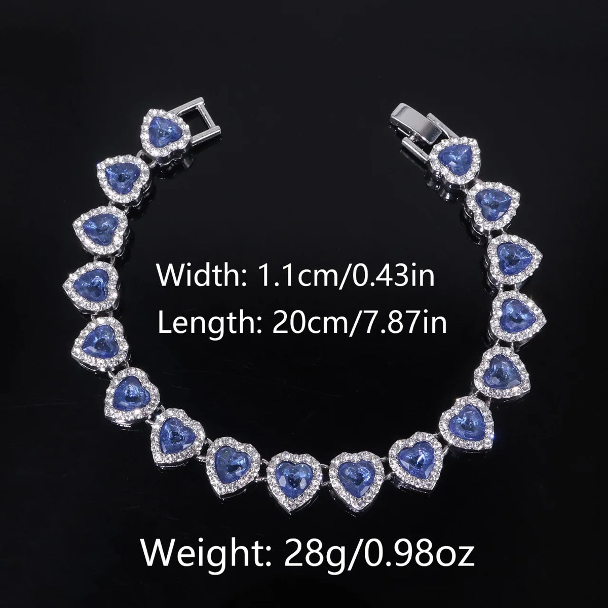 Set Cadena Tennis con Corazón | Collar + Pulsera | SENTIARE