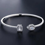 Brazalete Geométrico con Zirconia – SENTIARE