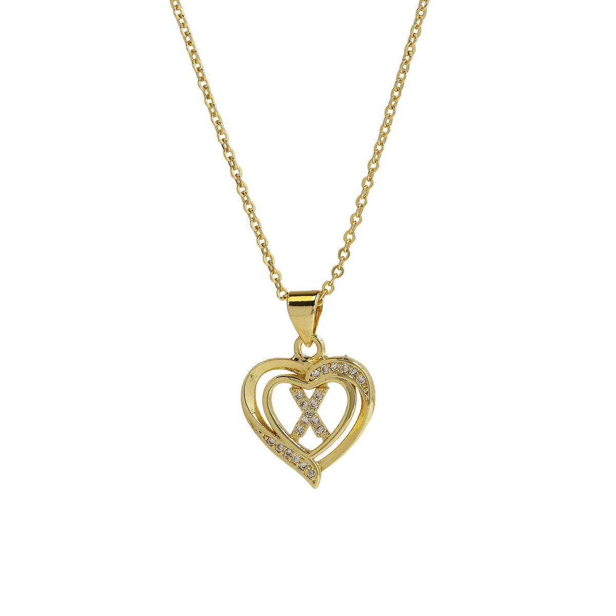 Collar Inicial con Corazón