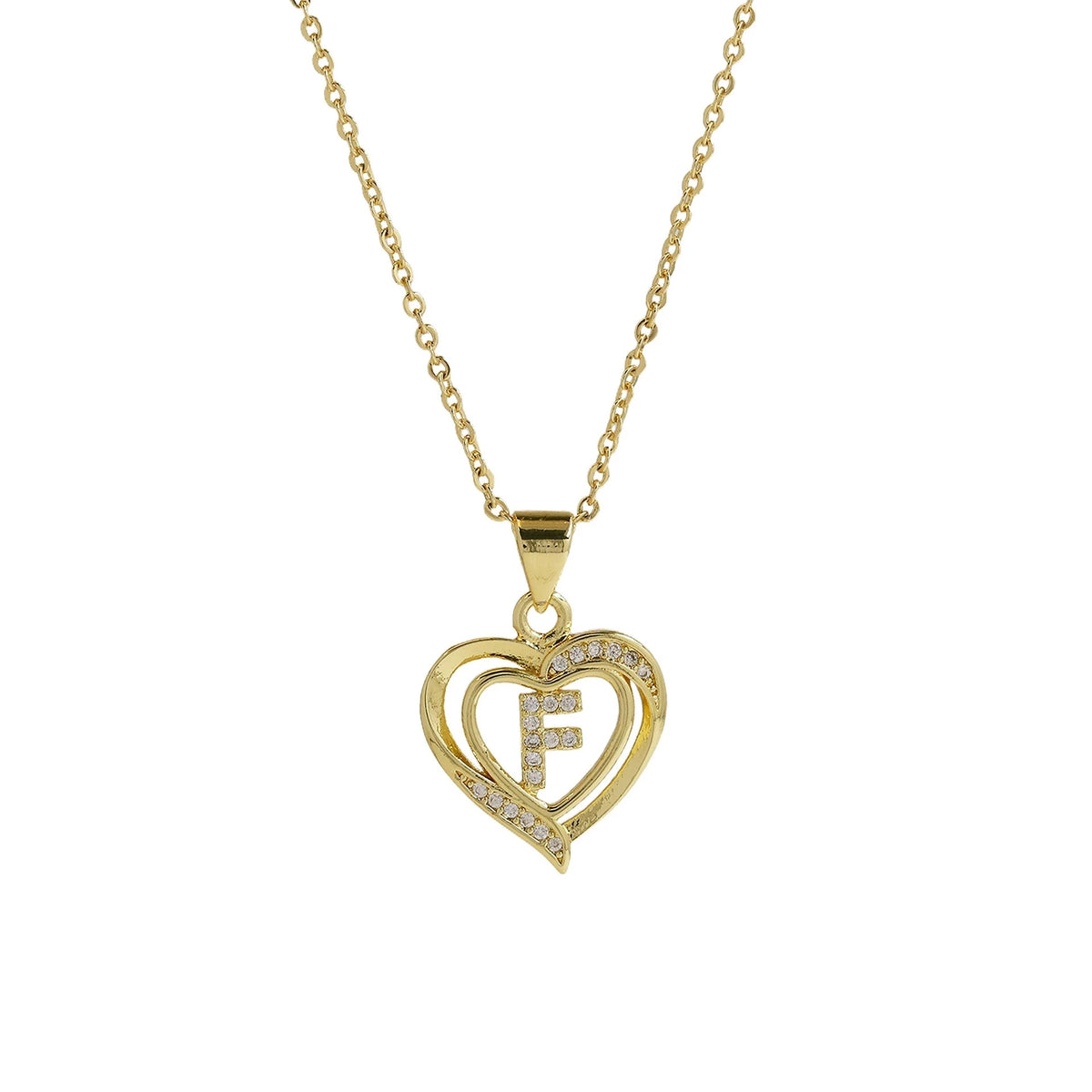 Collar Inicial con Corazón