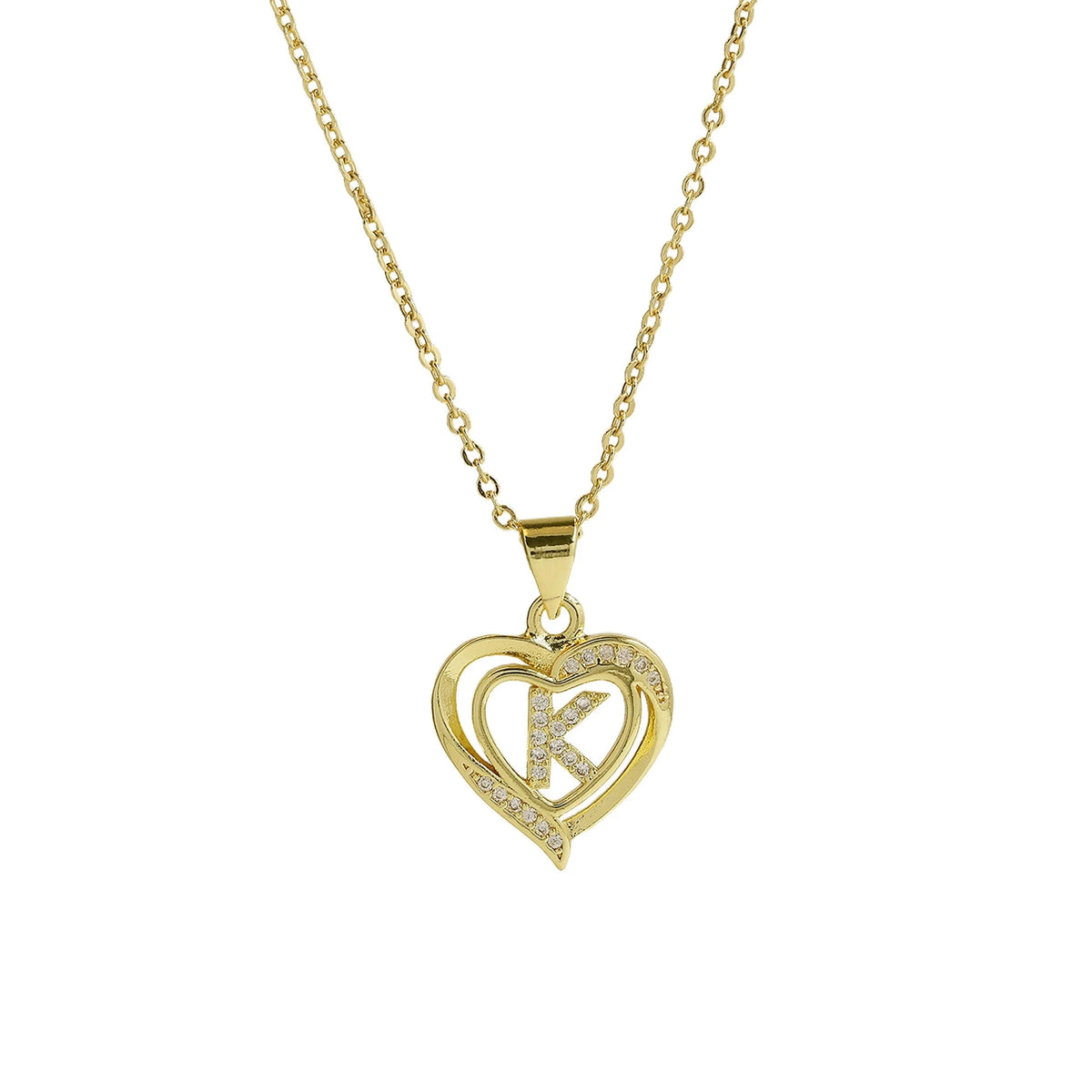 Collar Inicial con Corazón