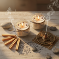 Pack Iniciación Aromaterapia - Velas Aromáticas + Palo Santo + Quemador - Relax y Bienestar